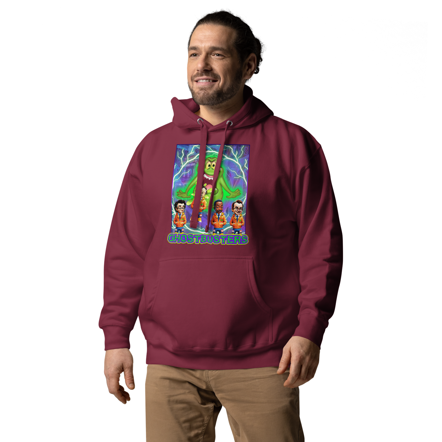 Unisex Hoodie - Ghostbusters - Cross the Streams Slimer