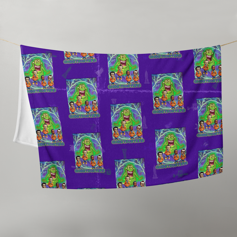 Throw Blanket - Ghostbusters - Cross the Streams Slimer