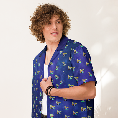 Unisex button shirt - Scientology: Fake Space Navy - Freewinds