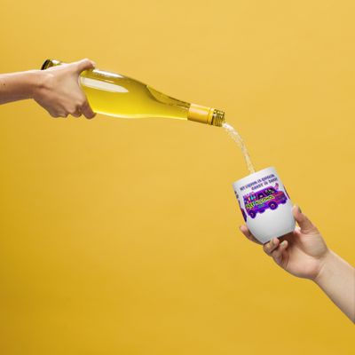 Wine Tumbler - Candy Is Dandy: But Liquor Is Quicker In Morning coffee Desugn