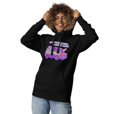 Unisex Hoodie - Candy Is Dandy: But Liquor Is Quicker - Sweeten Up Your Style Design