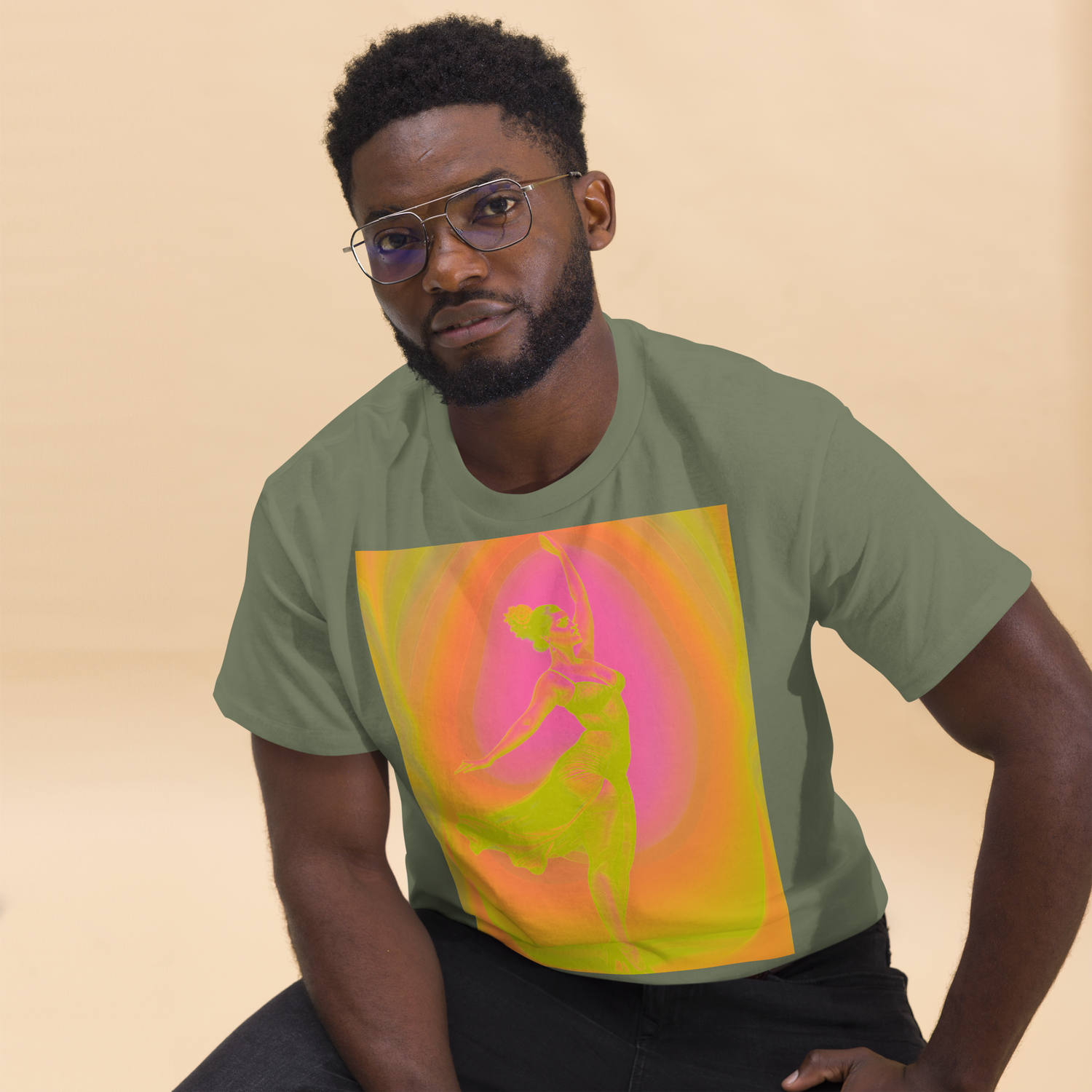 Unisex classic tee - Her Dance Neon