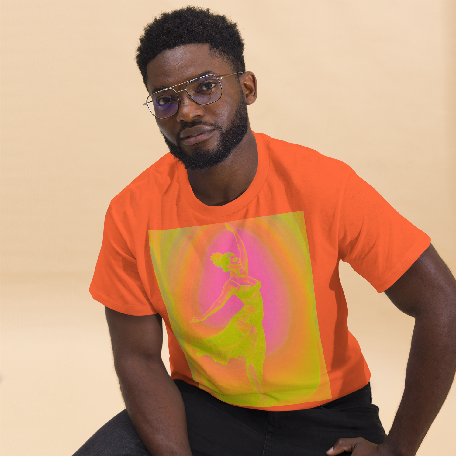 Unisex classic tee - Her Dance Neon
