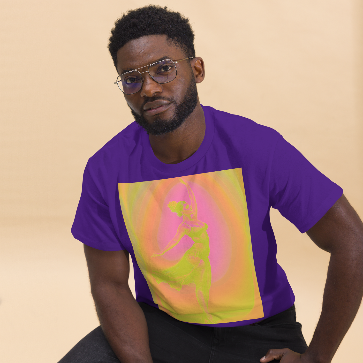Unisex classic tee - Her Dance Neon