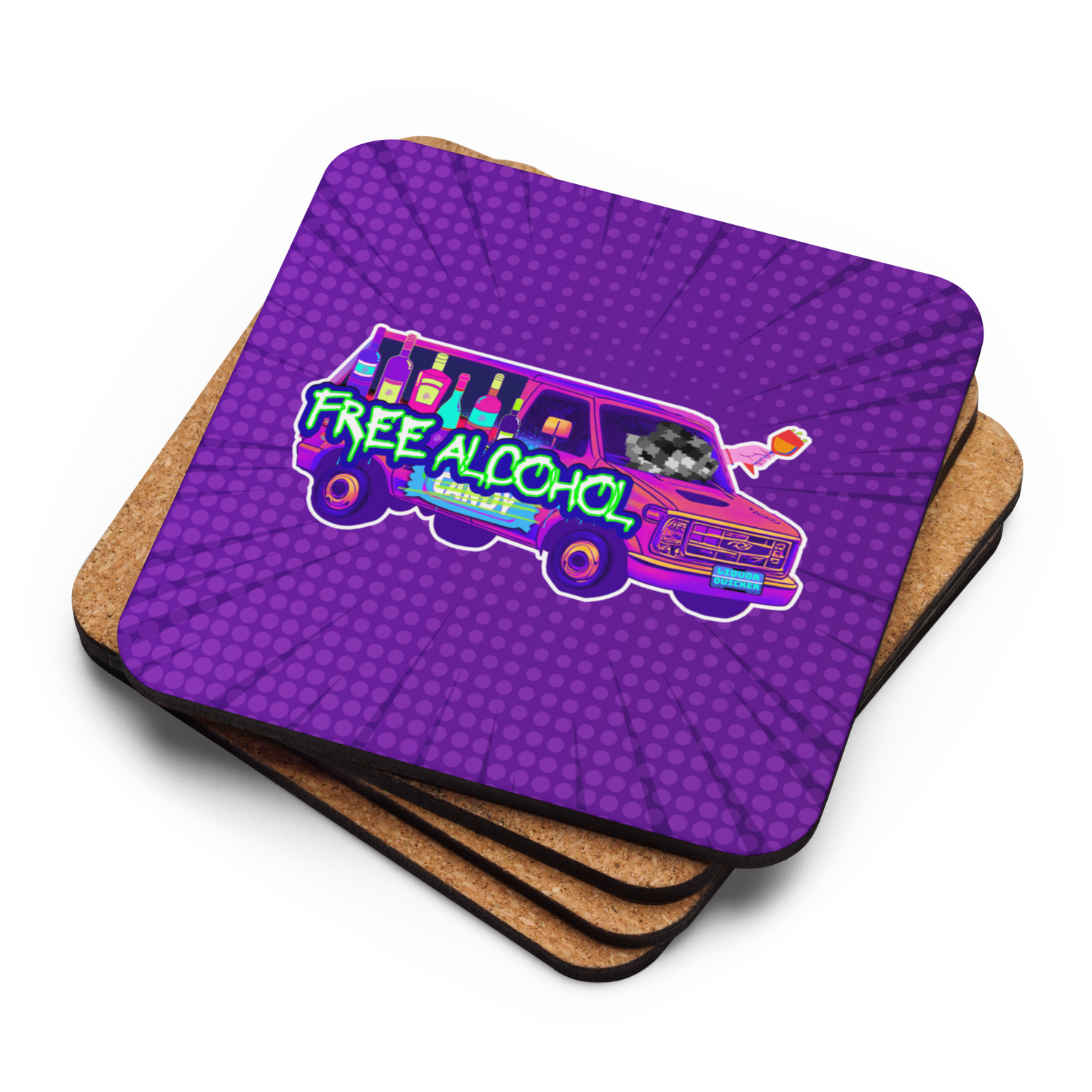 Cork-back coaster -  Candy Is Dandy