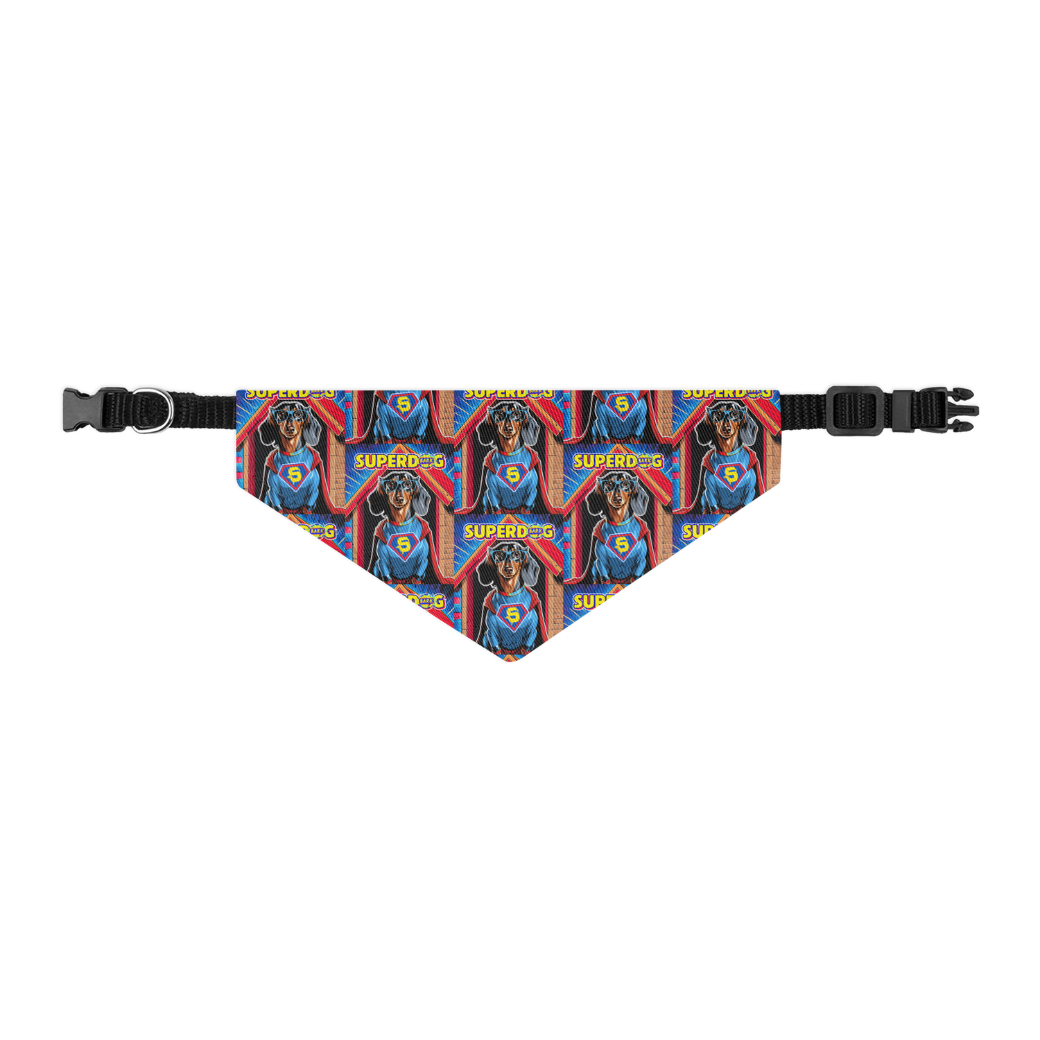 Pet Bandana Collar - Unleash the Caped Canine | Dachshund, Sausage &amp; Wiener Dog