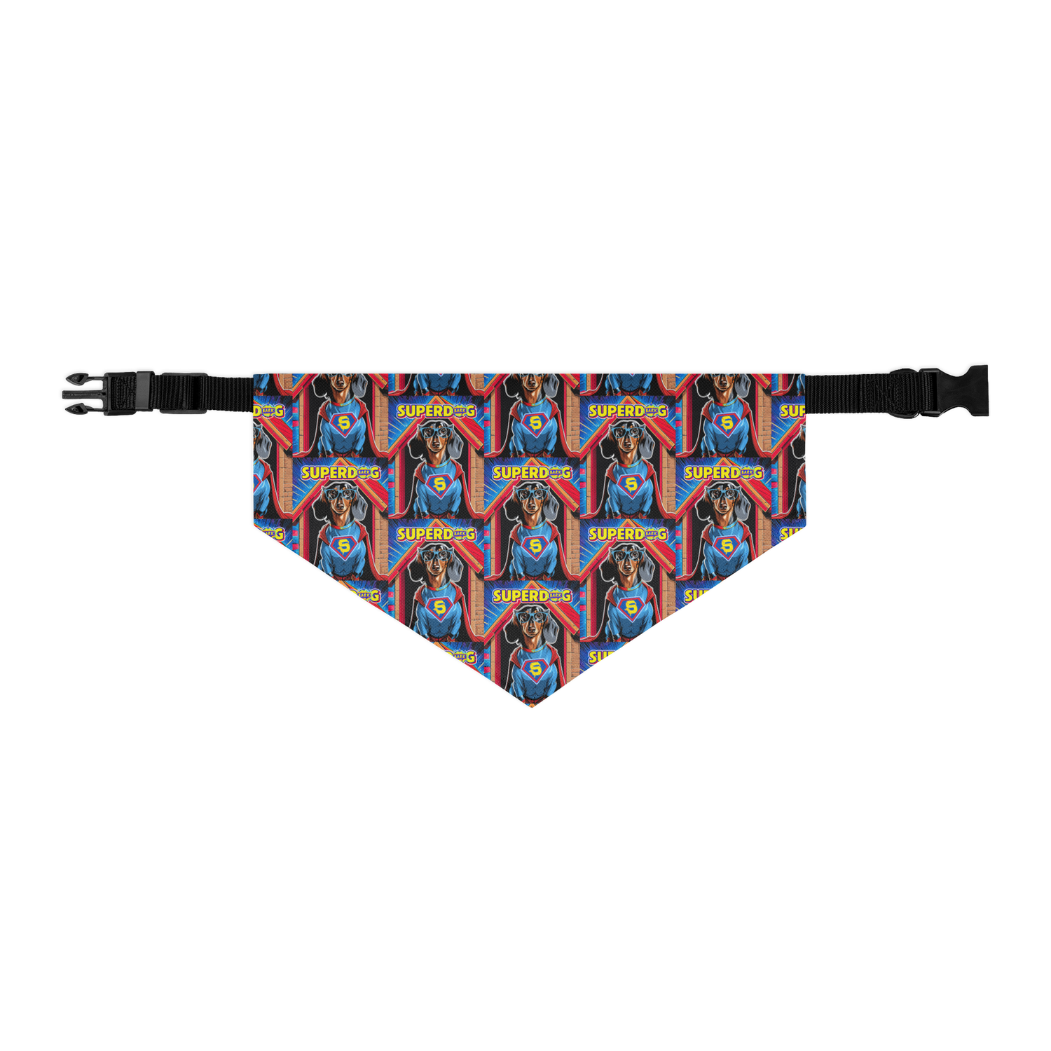 Pet Bandana Collar - Unleash the Caped Canine | Dachshund, Sausage &amp; Wiener Dog