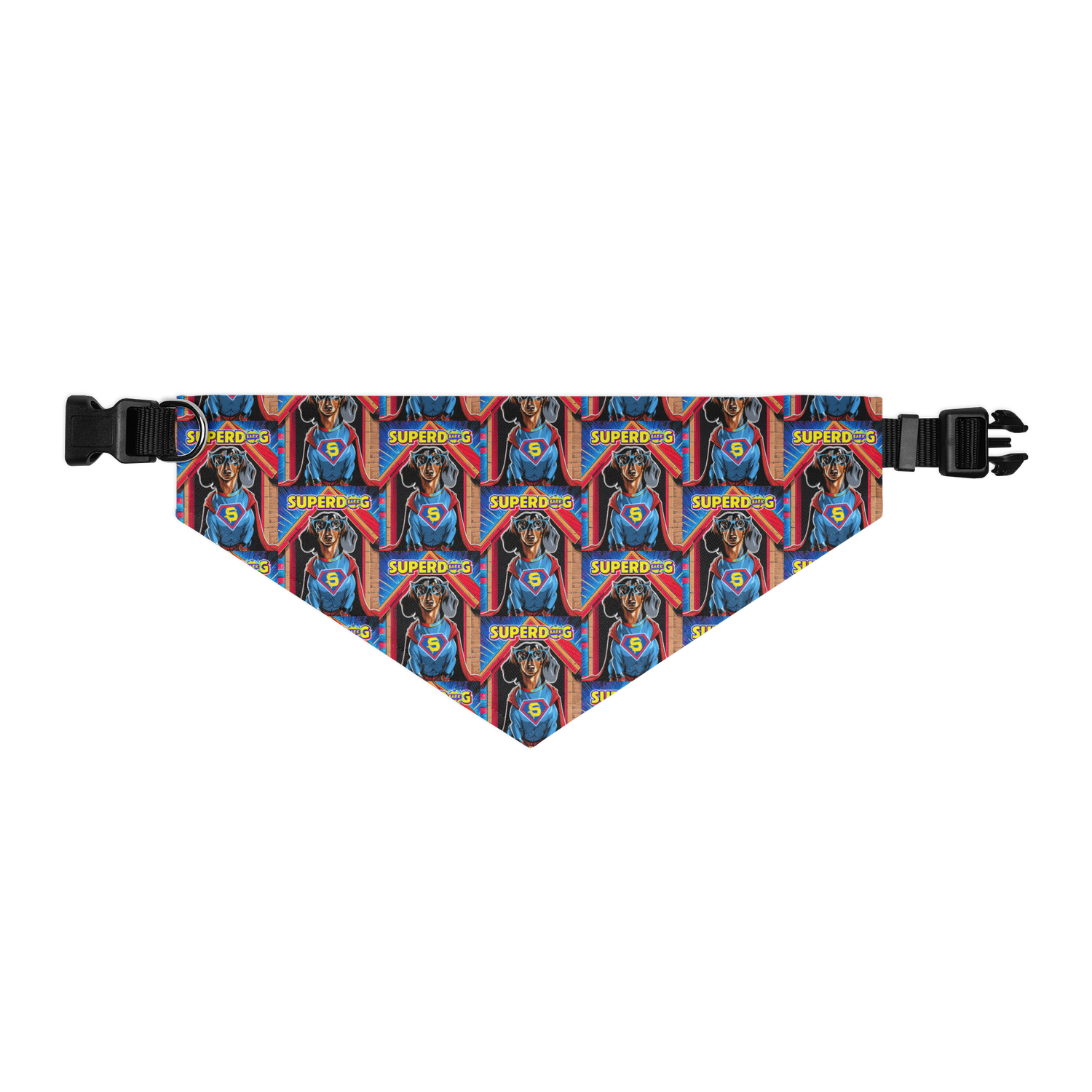 Pet Bandana Collar - Unleash the Caped Canine | Dachshund, Sausage &amp; Wiener Dog