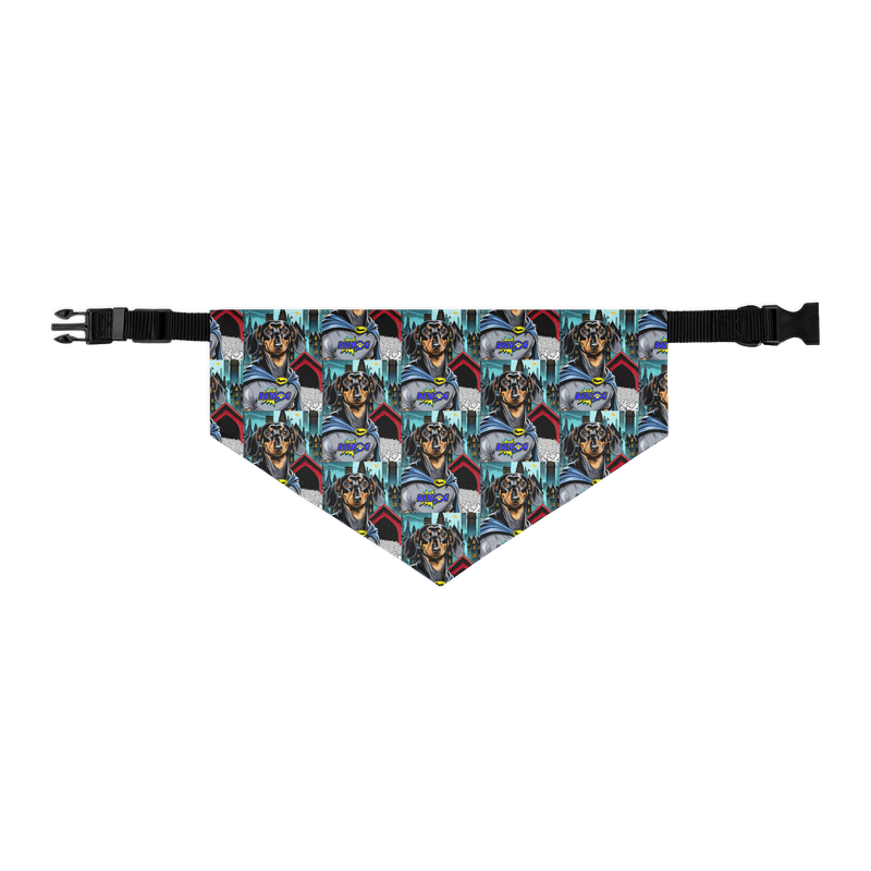 Pet Bandana Collar -  Dark Knight of the Dachshund