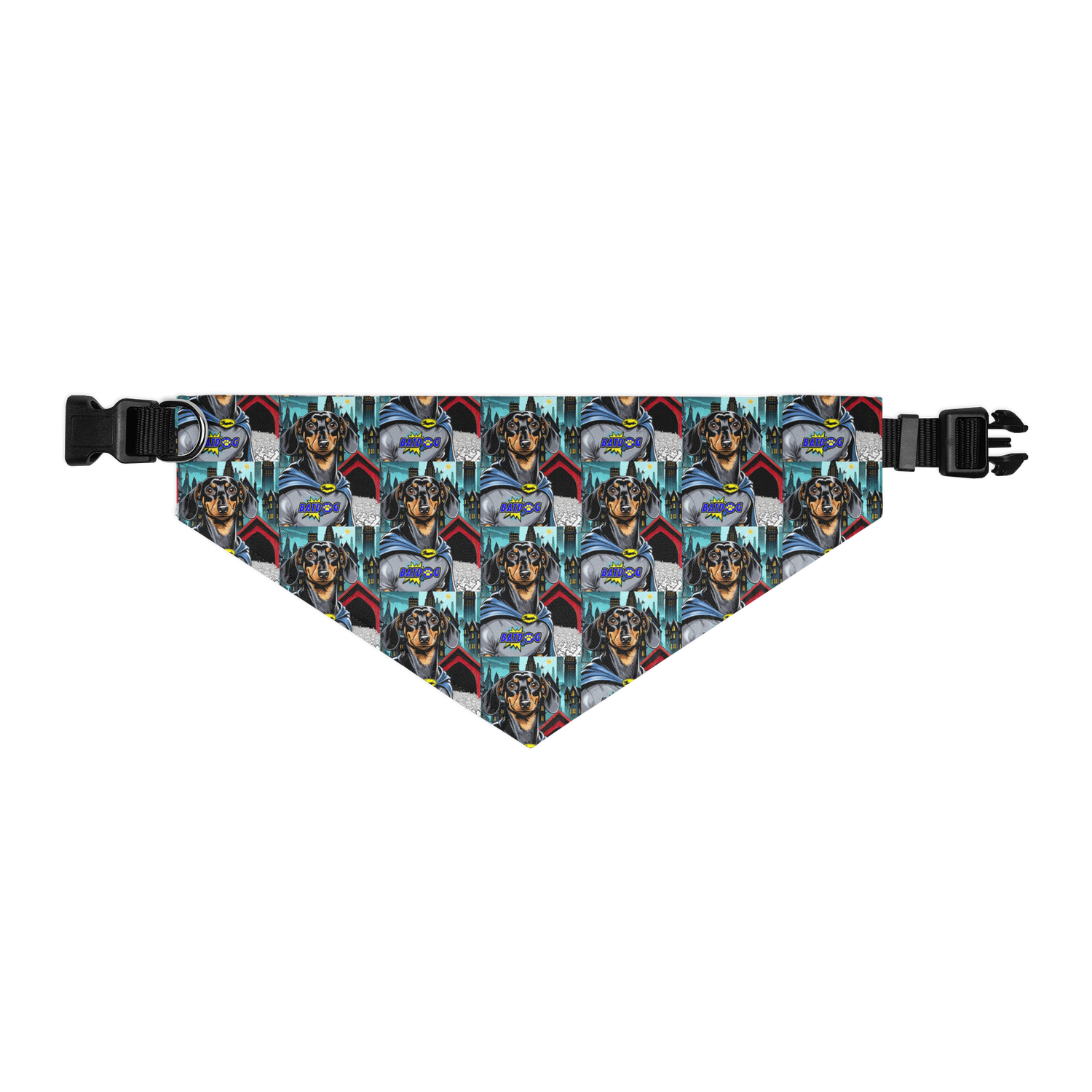 Pet Bandana Collar -  Dark Knight of the Dachshund