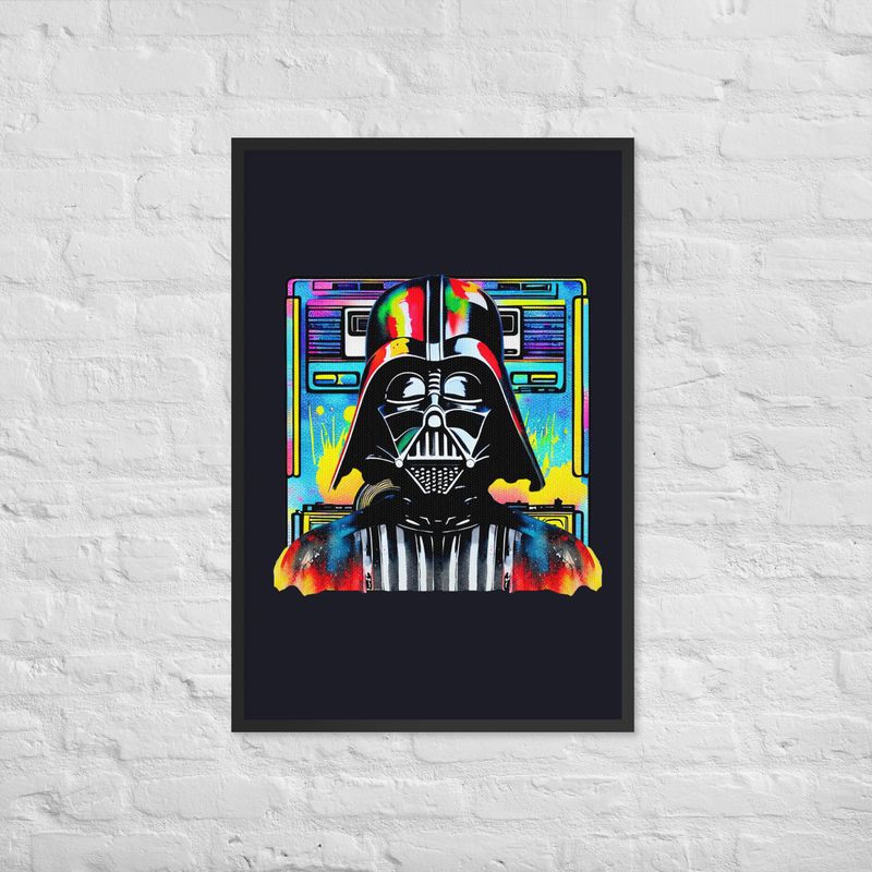 Framed Wall Art - Star Wars: Darth Vader Amped Up!