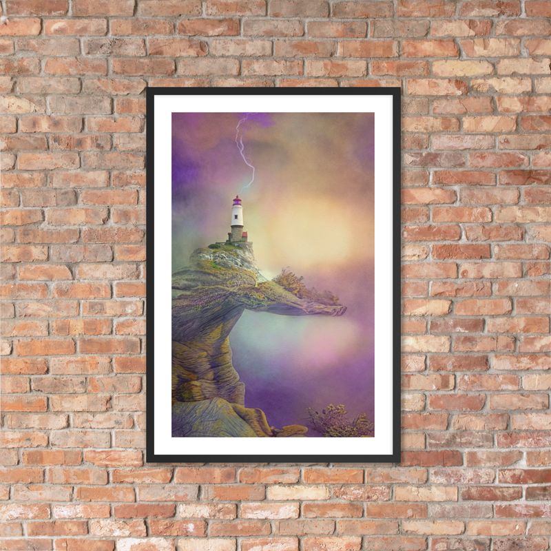 Framed Wall Art - Lighthouse Dreams