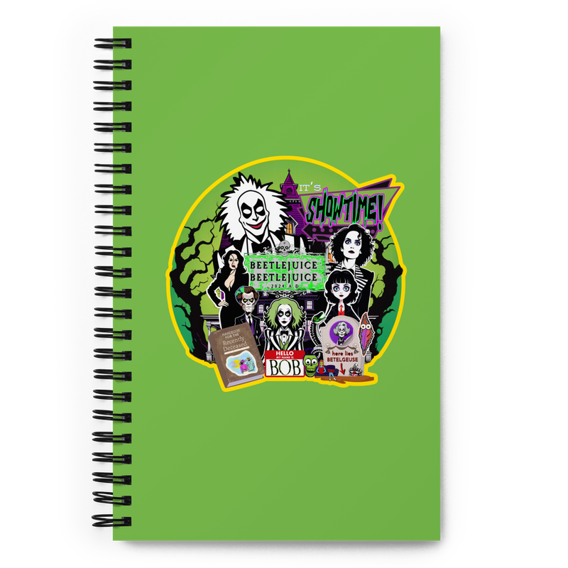 Spiral notebook - It's Showtime: Beetlejuice, Beetlejuice!