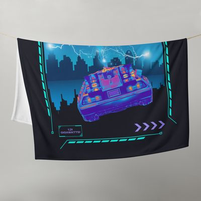 Throw Blanket - Travel Trauma - Outatime