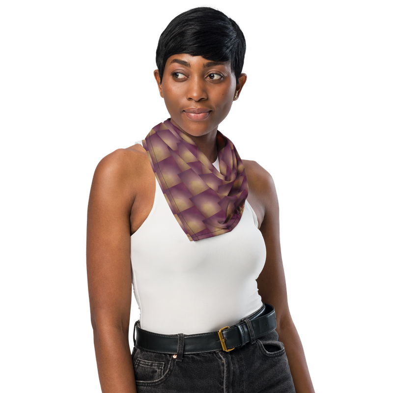 Scarf | Bandana - Peachy Keen Peonies