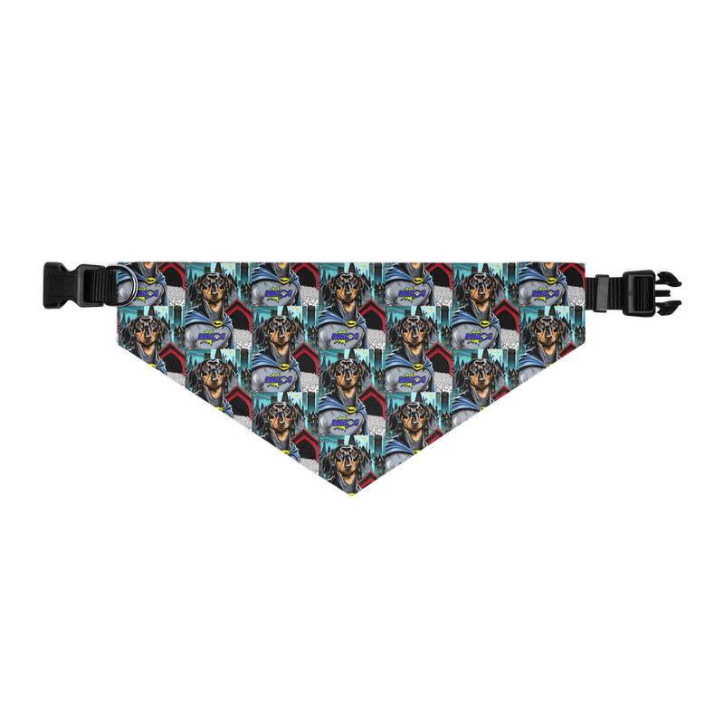 Pet Bandana Collar -  Dark Knight of the Dachshund
