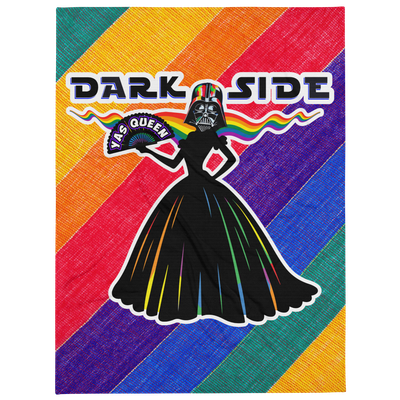 Throw Blanket - Darth Vader - Yas, Drag Queen! - Pride Collection (Rainbow)