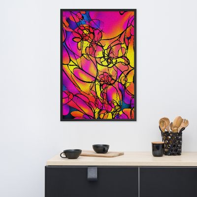 Framed Wall Art - Abstract Femininity