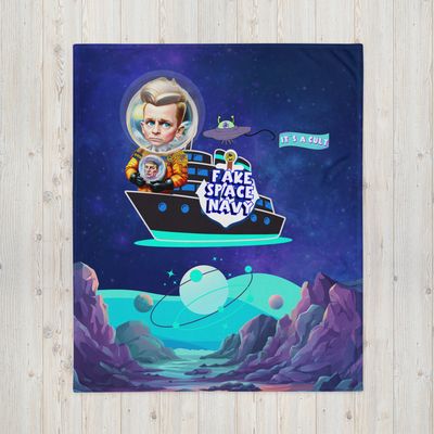 Throw Blanket - Scientology - Fake Space Navy
