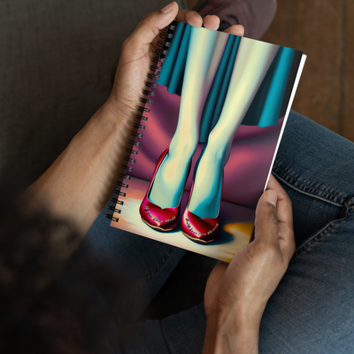 Spiral notebook - Standing Whimsy