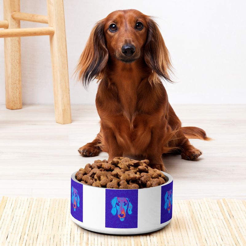 Pet bowl - Dachshund Licks &amp; Kisses