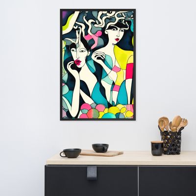 Framed Wall Art - Facial Roots