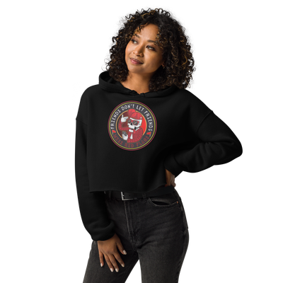 Crop Hoodie - Satire: Dude, Red Flags!