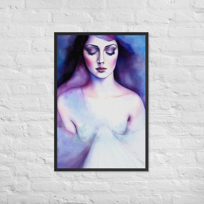 Framed Wall Art - Warm Crisp Sheets 