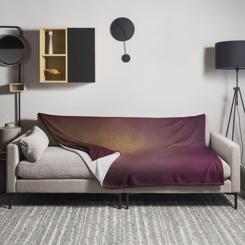 Throw Blanket - Peachy Keen Peonies