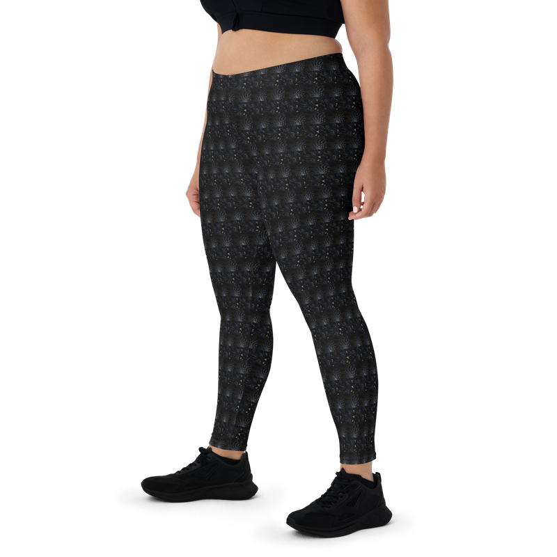 Unisex Leggings (xs-xl) - Black Dahlia Drama