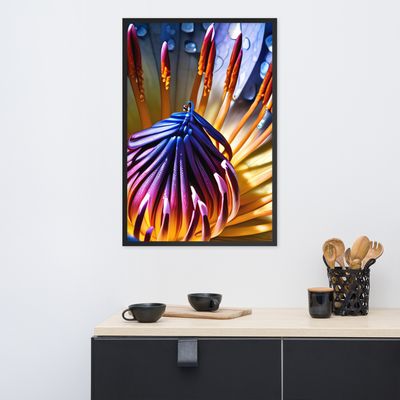 Framed Wall Art - Water Lily