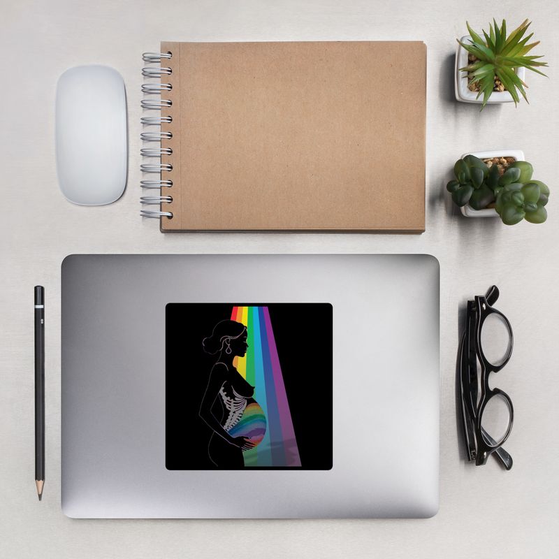 Bubble-free stickers - Motherhood - Rainbow Baby