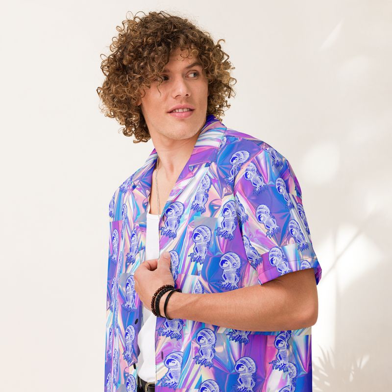 Unisex button shirt - Outta This World Rave