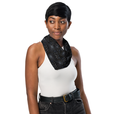 Scarf | Bandana - Black Dahlia Drama