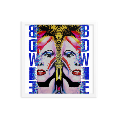 Framed Wall Art - Bow Down To Bowie