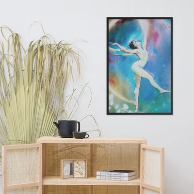 Framed Wall Art - Swirled Away Shame