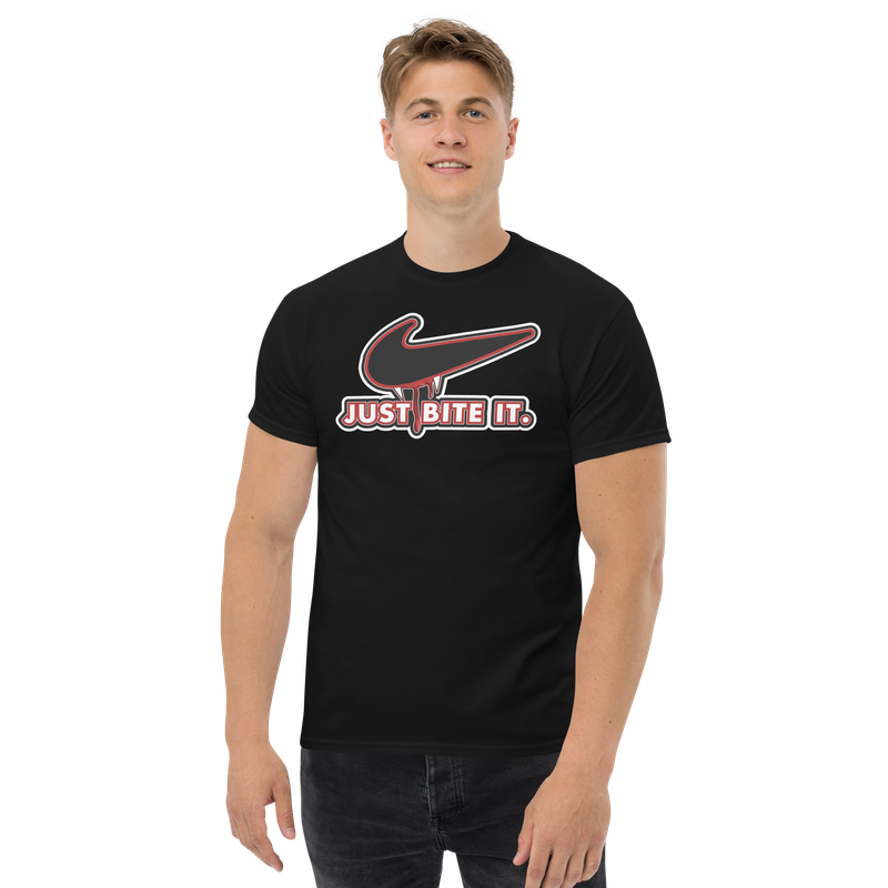 Unisex classic tee - Halloween - Just Bite It - Vampire Swoosh