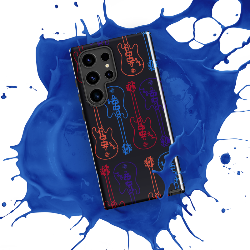 Tough case for Samsung® Phone - Studio Guitar - Black Sabbath