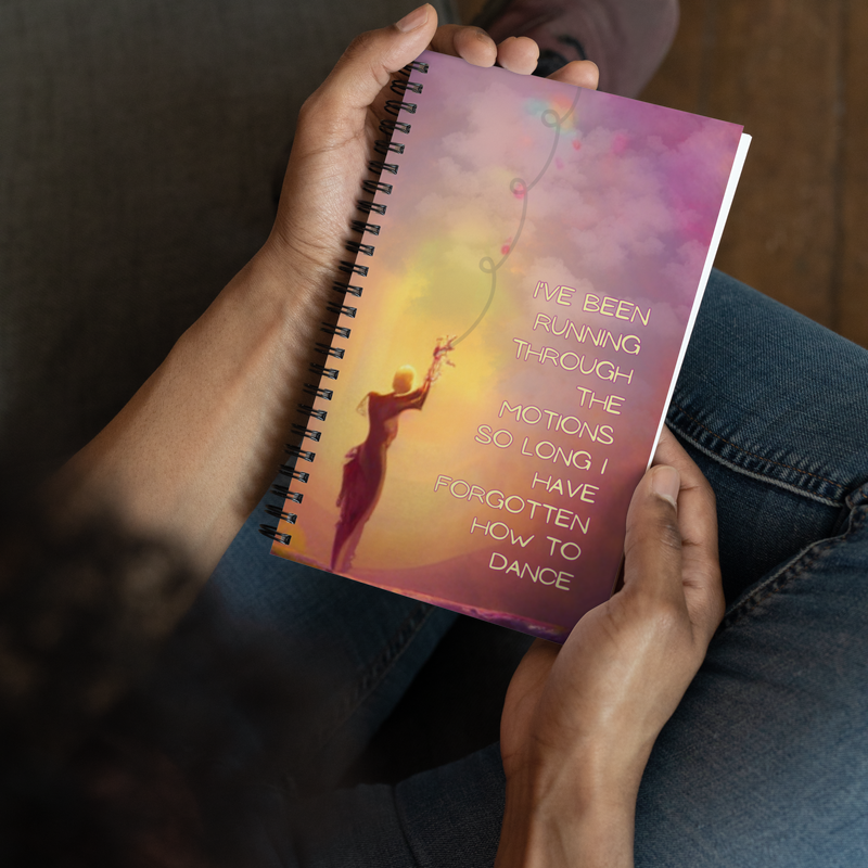 Spiral notebook - Forgot How To Dance Motions