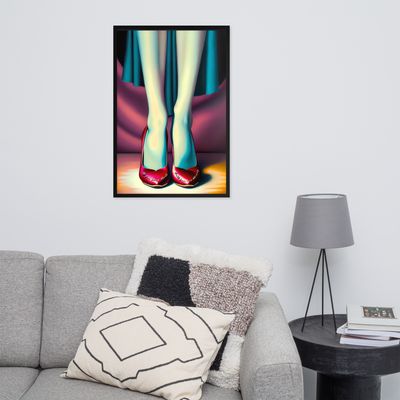 Framed Wall Art - Standing Whimsy