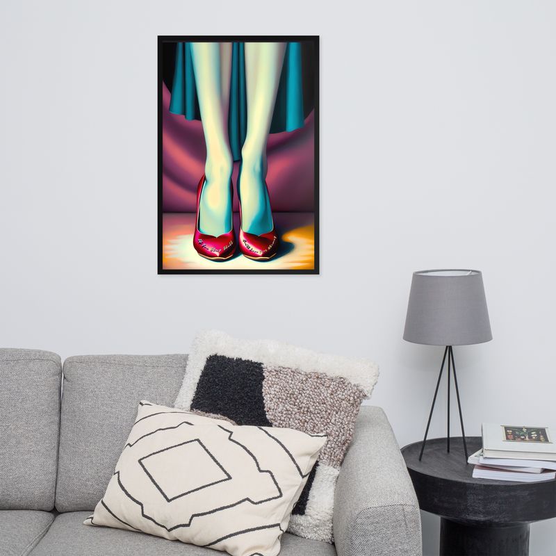 Framed Wall Art - Standing Whimsy