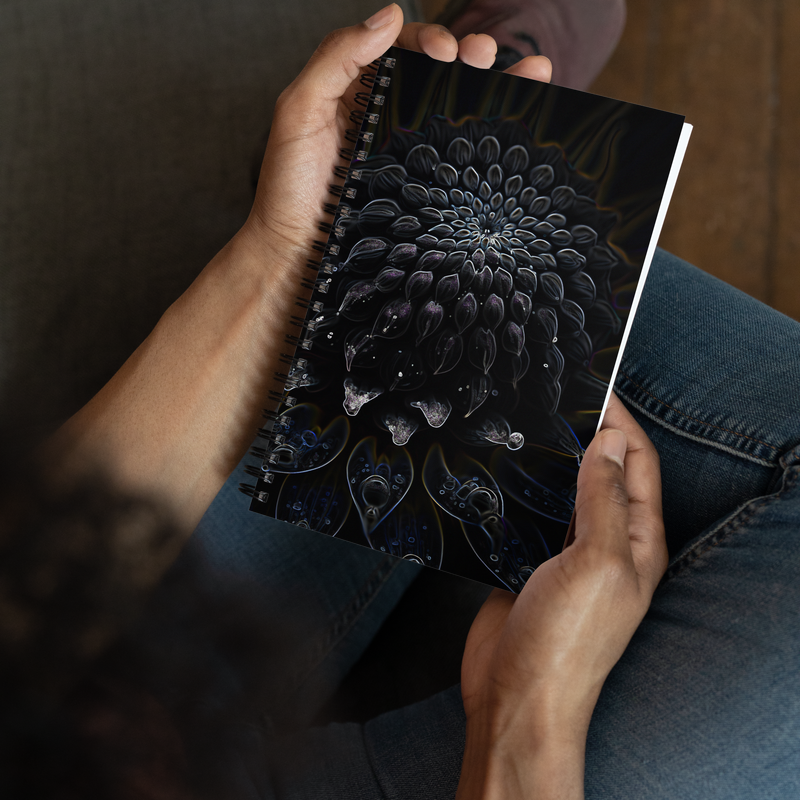 Spiral notebook - Black Dahlia Drama