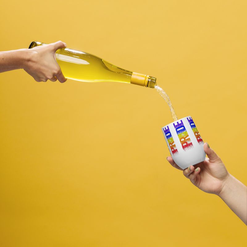 Wine tumbler - The Power of Pride