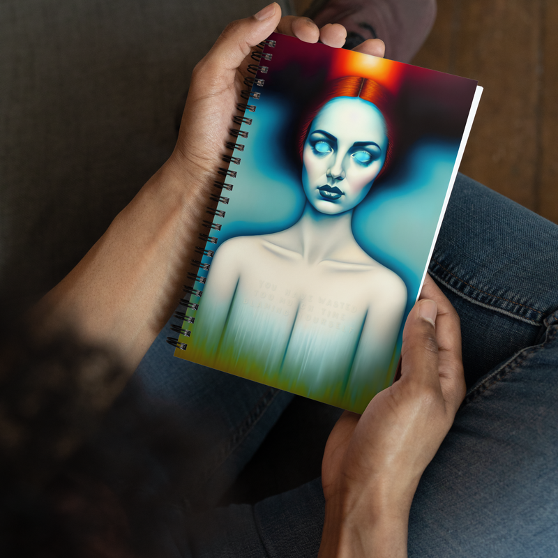 Spiral notebook - Wasted Time
