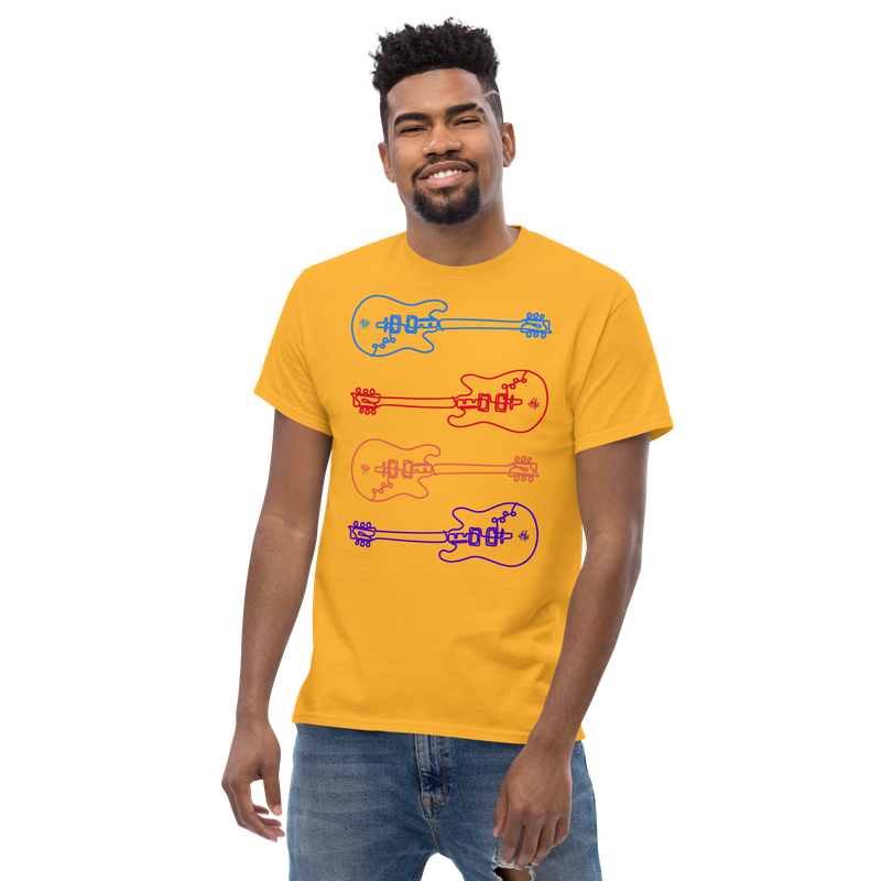 Unisex classic tee - Studio Guitar - Multi-Color