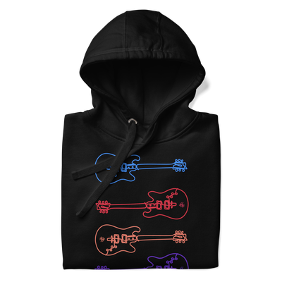 Unisex Hoodie - Studio Guitar - Multi-Color