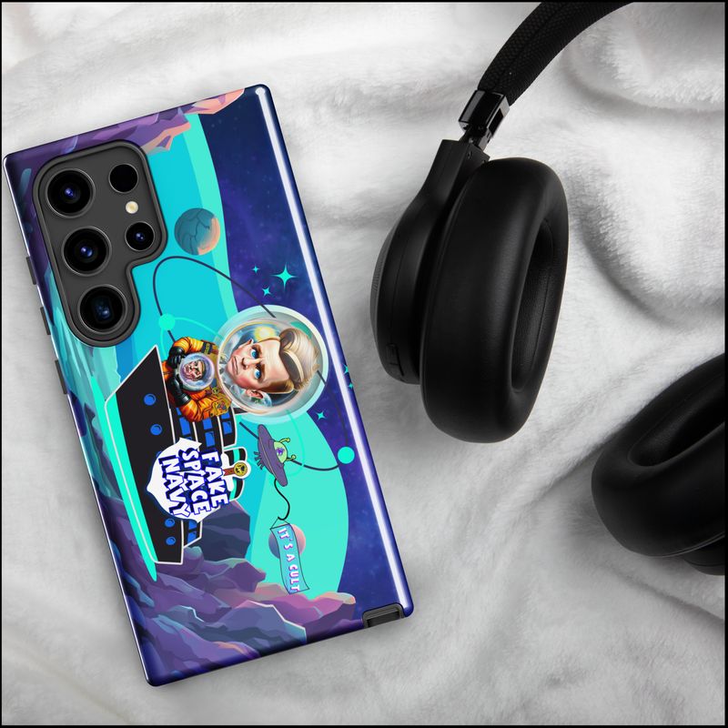 Tough case for Samsung® Phone - Scientology: Fake Space Navy