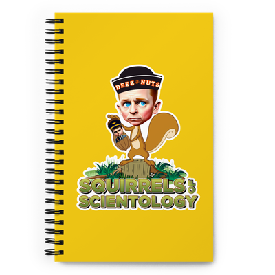 Spiral notebook - Squirrels Of Scientology - Deez Nuts