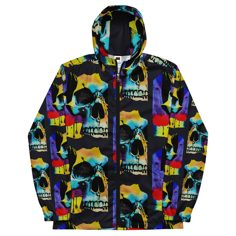 Unisex windbreaker - Mean Muggin' Skull