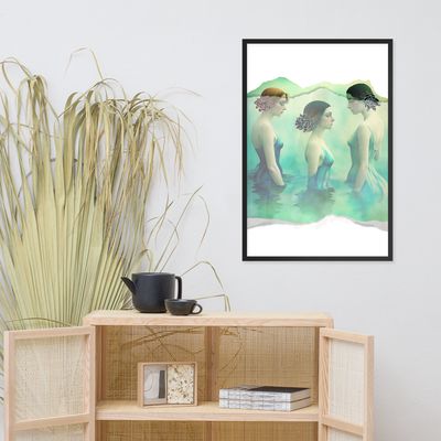 Framed Wall Art - Melting Manifestation